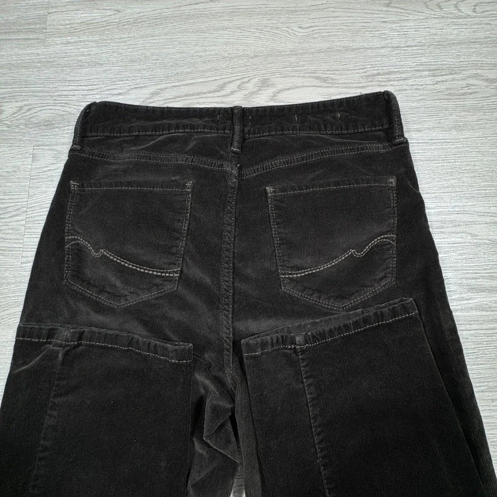 NYDJ Women's Corduroy Pants Marilyn Straight‎ Brown Size 10 Lift Tuck Stretch